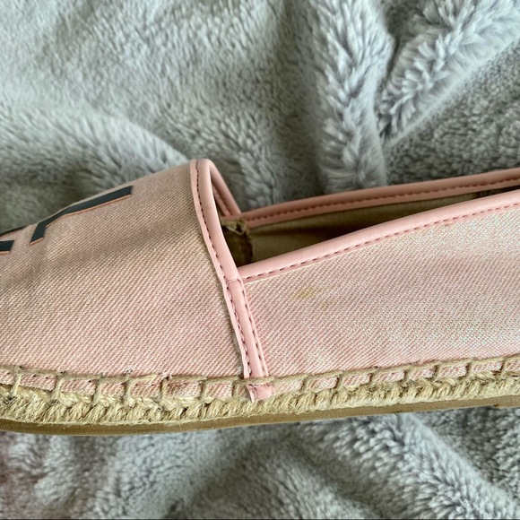 Sam Edelman Circus Leni "Rosé All Day" Shoes Embroidered Espadrille Flats Sz 7.5 - Picture 9 of 11